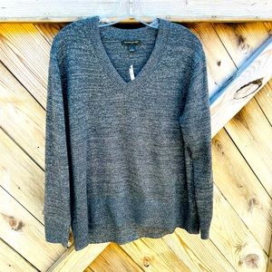 Banana Republic Grey V-Neck